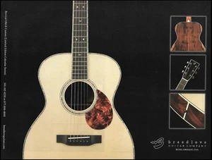 Breedlove Revival OM-R calendario personalizado serie guitarra publicidad impresión anuncio 8x11 anuncio - Imagen 1 de 3
