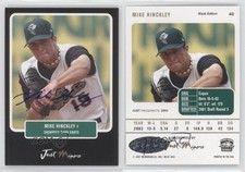 2004 Just Minors Just Prospects Black Auto /25 Mike Hinckley #40 Auto