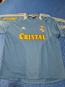 SPORTING CRISTAL FOOTBALL JERSEY CLIMACOOL SIZE (XL) Adidas 2004 Home, Peru - Picture 1 of 14
