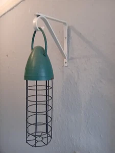 2x STRONG Handmade Hanging Wind Chime / Feeder Brackets 6" NEW - WHITE Coated. - Picture 1 of 1
