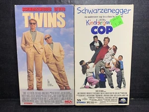 Arnold Schwarzenegger Comedy VHS Double Feature - Picture 1 of 7