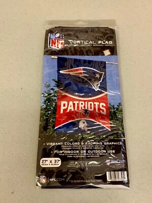 Wincraft Sellado de Fábrica New England Patriots 27"x37" Vibrante Vertical Equipo Bandera Foto 1 de 4