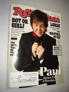 PAUL McCARTNEY THE BEATLES + ROLLING STONE MAGAZINE ISSUE 1195 NOVEMBER 7, 2013 - Imagen 1 de 1