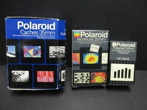 Polaroid slide mounts, 35mm slide mounter & Polaroid Polagraph 135-12 film new - Picture 1 of 5
