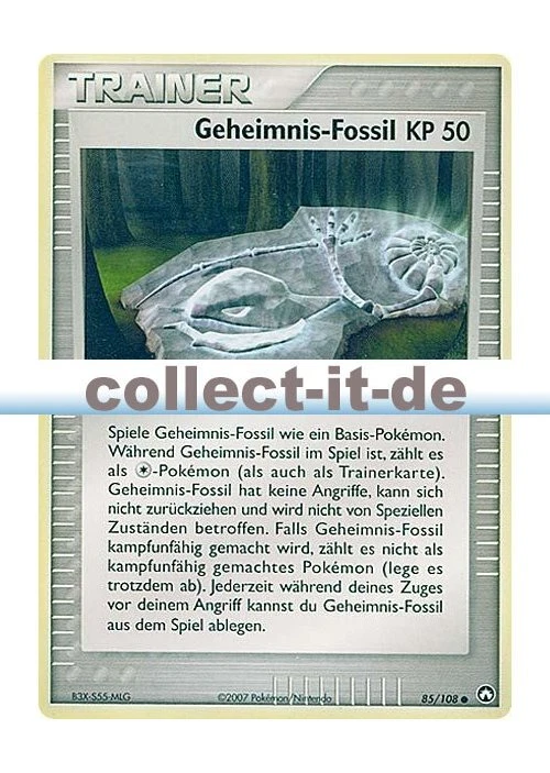 Pokemon 85/108 - Geheimnis-Fossil - Bild 1 von 1