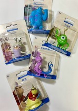 Disney Pixar MONSTERS INC Action Figures Sulley Boo Roz Randall & Mike Set/5-NEW