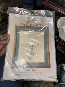 Something Special Calla Lilly Candlewicking Kit 20x24” Candamar Designs Floral - Picture 1 of 5