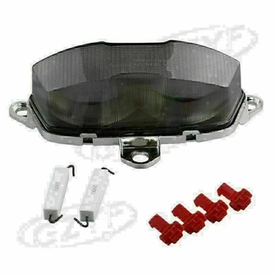 Smoke LED Rear Tail Light Turn Signal Fit KAWASAKI NINJA ZX6R 1995 1996 1997 - Image 1 of 4