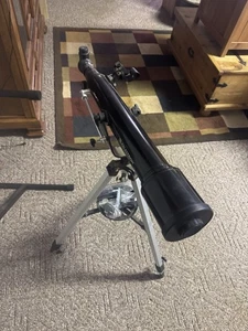 Celestron PowerSeeker 70AZ Telescope D70mm FL 700mm f/10 21036 (For Parts) - Picture 1 of 4