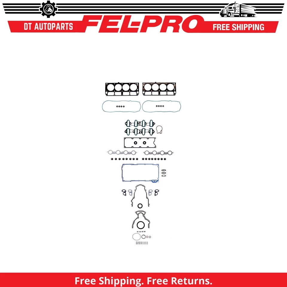 Juego de juntas de motor V8 Fel-Pro para GMC Sierra 1500 HD Classic 2007 6,0 L Foto 1 de 1
