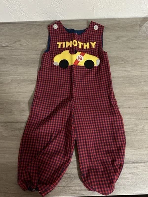 Kelly’s Kids Made In USA Kids Outfit Size 2 Timothy Jumpsuit - Image 1 of 4