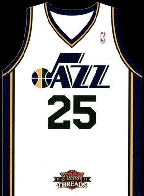 2010-11 帕尼尼线 #48 Al Jefferson Team Threads Home E1 — 第 1/2 张图片