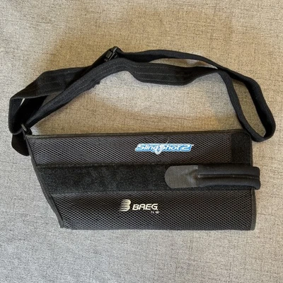 BREG Slingshot 2 Arm Shoulder Sling Support Size Medium - SLING ONLY - Black - Image 1 of 4