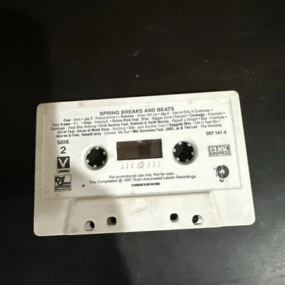 Spring Break And Beats Cassette Tape (Just Tape) Jay-Z, Cormega, CRU, 2Pac, Onyx - Image 1 of 2