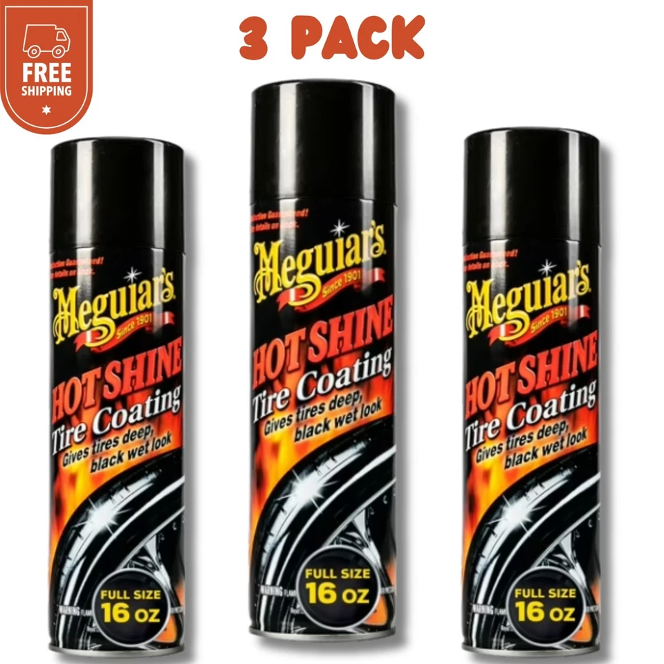 Meguiar's Hot shine High Gloss Tire Coating, G13815, 15 oz (3 Bottles) Foto 1 de 1