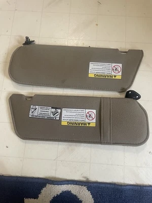 1983-2004 Ford Ranger Ford  Explorer Sun Visors Tan Brown Lot Nice - Image 1 of 4