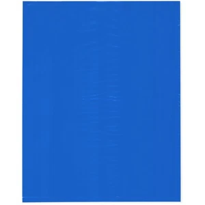 Bolsas de plástico abiertas planas de polietileno Plymor 12" x 15", azul 2 mil - Imagen 1 de 4