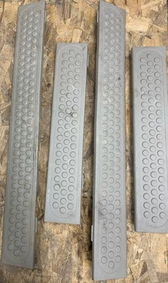 Ford F250 F350 2000-2007 camioneta doble cabina juego de molduras de alféizar de piso tostado Foto 1 de 3