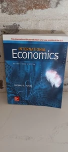 International Economics by Thomas A. Pugel (2019, Trade Paperback) New - Imagen 1 de 2