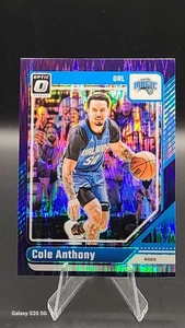 Baloncesto óptico Donruss 2024-25 Cole Anthony púrpura brillo #95 - Imagen 1 de 2