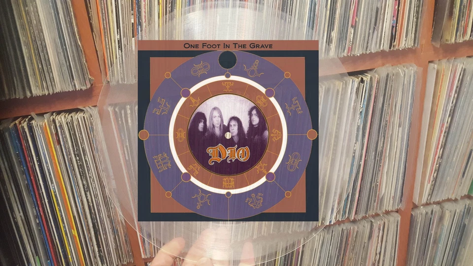 DIO - One Foot In The Grave Ultra Rare 12" UNCUT Picture Disc LP - Image 1 of 1