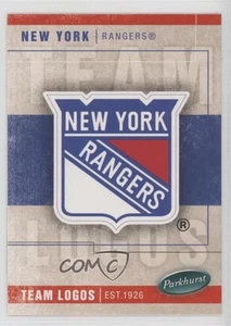 Logotipos del equipo Parkhurst 2005-06 facsímil automático/100 New York Rangers #550 - Imagen 1 de 3