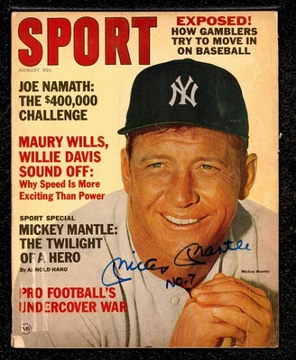 Mickey Mantle Signed Sport Magazine New York Yankees "No. 7" Beckett #AE50753 - Image 1 of 3