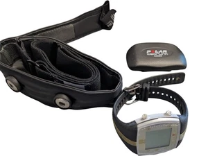 Polar FT7F Black Gold GPS Running Watch Heart Rate Monitor - Picture 1 of 11