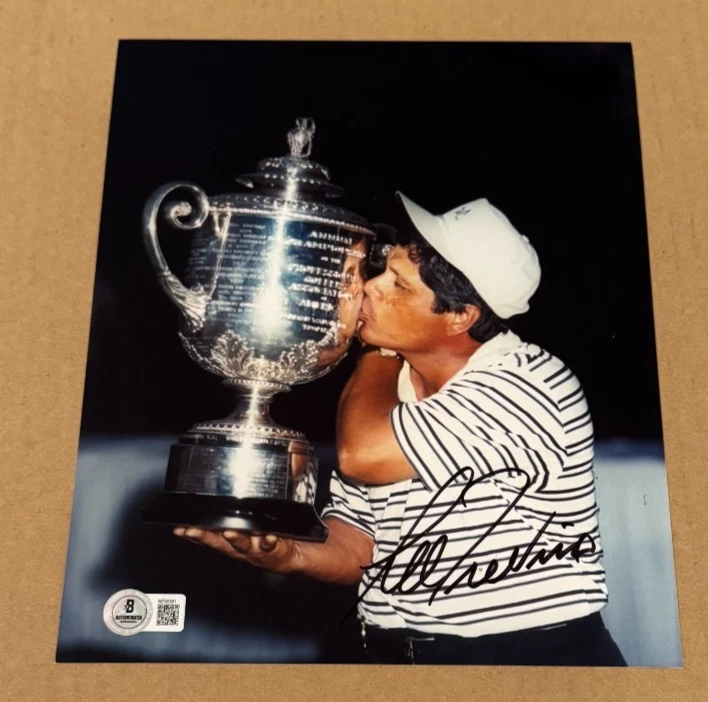 FOTO 8X10 FIRMADA POR LEE TREVINO 1984 PGA CHAMPIONSHIP BECKETT BAS PGA GOLF Foto 1 de 1