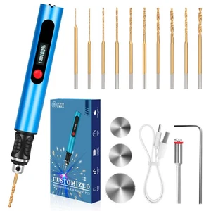 3-Speed Cordless Mini Drill Pen, Rechargeable DIY Electric Engraving Tools wi... - Bild 1 von 7