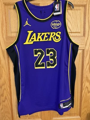 2025 LeBron James Lakers Jordan Authentic Jersey 52 Statement Edition NBA - Image 1 of 4
