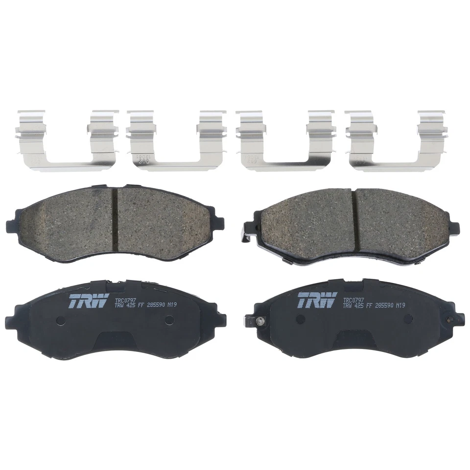 Disc Brake Pad Set for Daewoo Leganza 1999 - 2002 TRW  Pro TRC0797 - Изображение 1 из 4