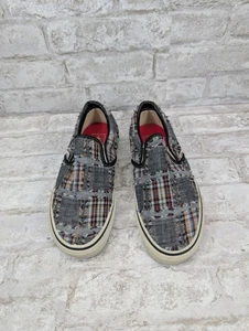 Zapatillas deportivas Vans Off The Wall para hombre 5,5 sin cordones parche a cuadros monopatín - Imagen 1 de 8