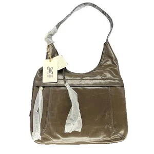 Neu mit Etikett Hobo Handtasche Shadow Fortune 100 % Echtleder grau Schultertasche mit Staubbeutel - Bild 1 von 17