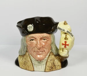 Jarra rara de personajes del club de coleccionistas Royal Doulton D6911 LE Cristóbal Colón - Imagen 1 de 5