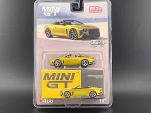 Mini GT Bentley Mulliner Bacalar Convertible Yellow Flame MGT00406 1/64 - Picture 1 of 10