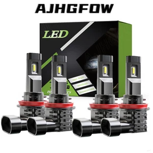 For Freightliner Cascadia 2008-2021 LED Headlight Kit Bulbs High Low Beam 60W - Picture 1 of 13