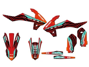 2021-2024 MC 85 TIGRE Red Senge Graphics Kit Compatible with GASGAS - Picture 1 of 10