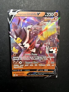 Pokemon Card Single Strike Urshifu V 085/163 Play! STAMPED Prize Pack Near Mint - Foto 1 di 2