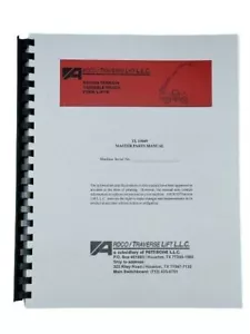 Manual de piezas Traverse TL-10049 - Imagen 1 de 6