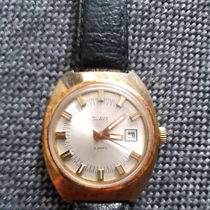 Selten Vintage Slava Armbanduhr 21 Jewels funktioniert sehr genau - Bild 1 von 5
