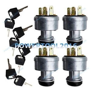 4 pcs Ignition Switch 282775A1 for Case 1840 1845B 1845C 480F 550G 570LXT 580SL - Picture 1 of 4