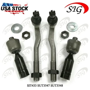 Front Left & Right Inner & Outer Tie Rod Ends for Toyota 4Runner 1996-2002 4Pc - Picture 1 of 5
