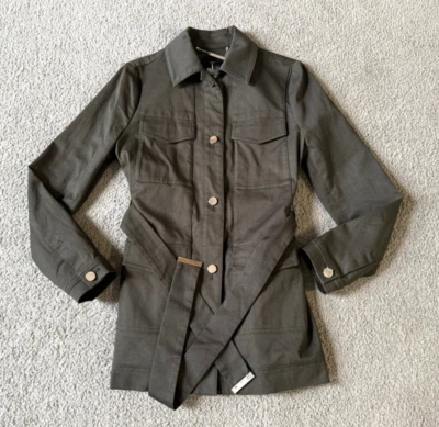 Chaqueta gabardina Ted Baker para mujer con botones delanteros y cinturón - talla 1 / XS Foto 1 de 4