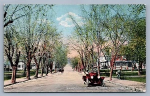 WINCHESTER VA WASHINGTON STREET 1915 ANTIQUE POSTCARD - Picture 1 of 2