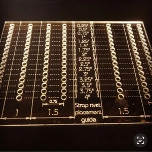 Kallosphere Acrylic Rivet Placement Template Up to 4” - Picture 1 of 2