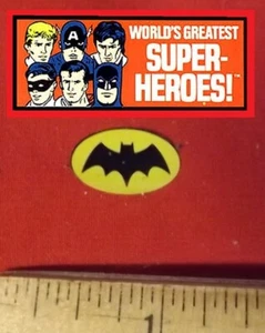 Für Vintage 8" Custom Mego Typ Figur Batman Brust Emblem #1 - Bild 1 von 1