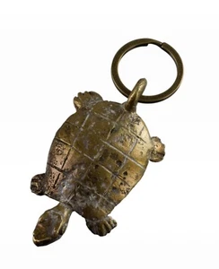 Porte Clé - Tortue - Pendentif Africain en bronze - artisanat fait main - 4685 - Imagen 1 de 4