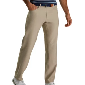 Neu FootJoy Herren 5 Pocket Hose Khaki Größe 30x34 - Bild 1 von 1