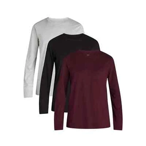 George Men's Crewneck Tee with Long Sleeves, 3-Pack size small (34-36) 4s3 - Picture 1 of 1